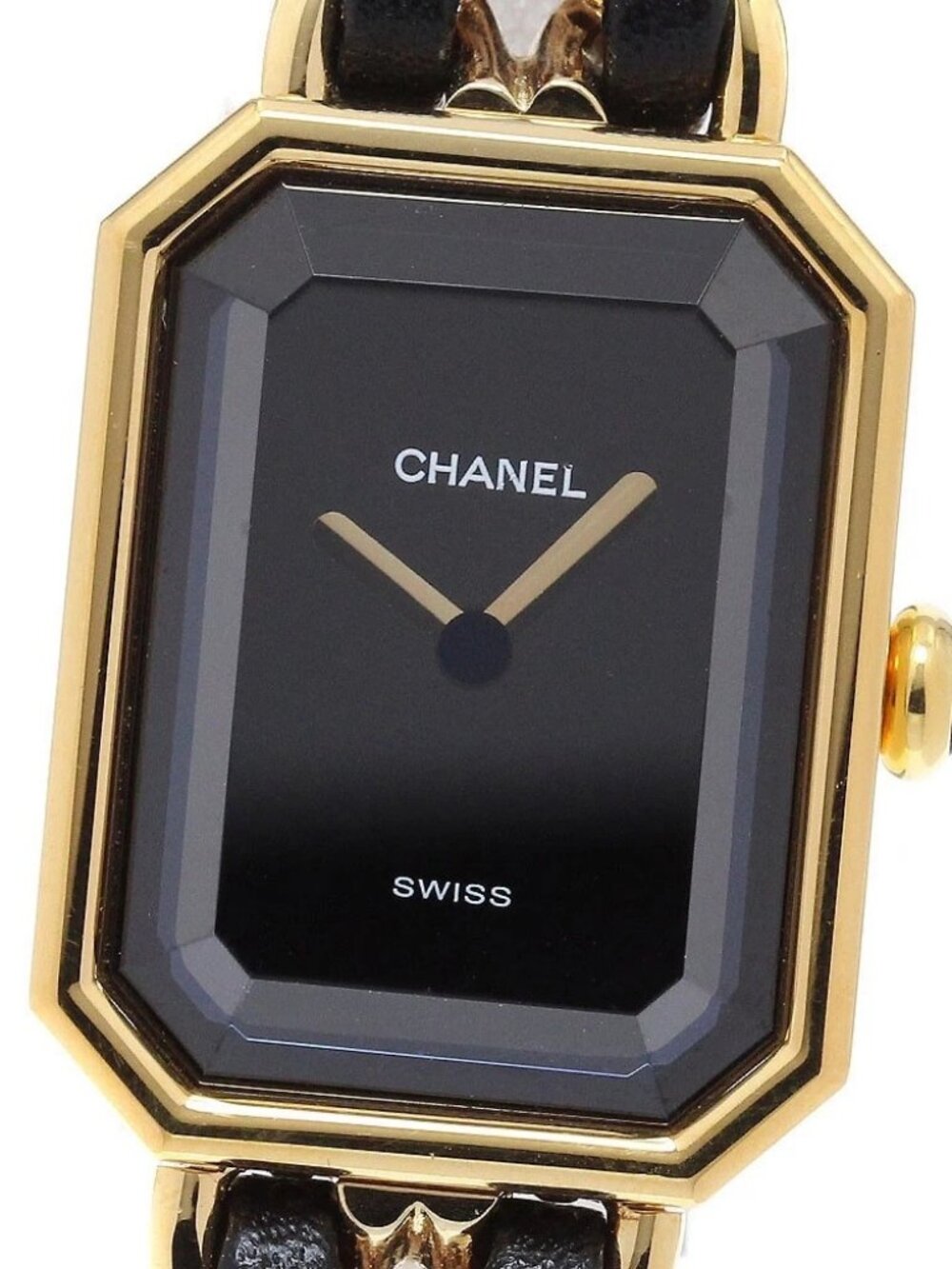 CHANEL Premiere L H0001 black Dial Quartz Ladies Watch_898162